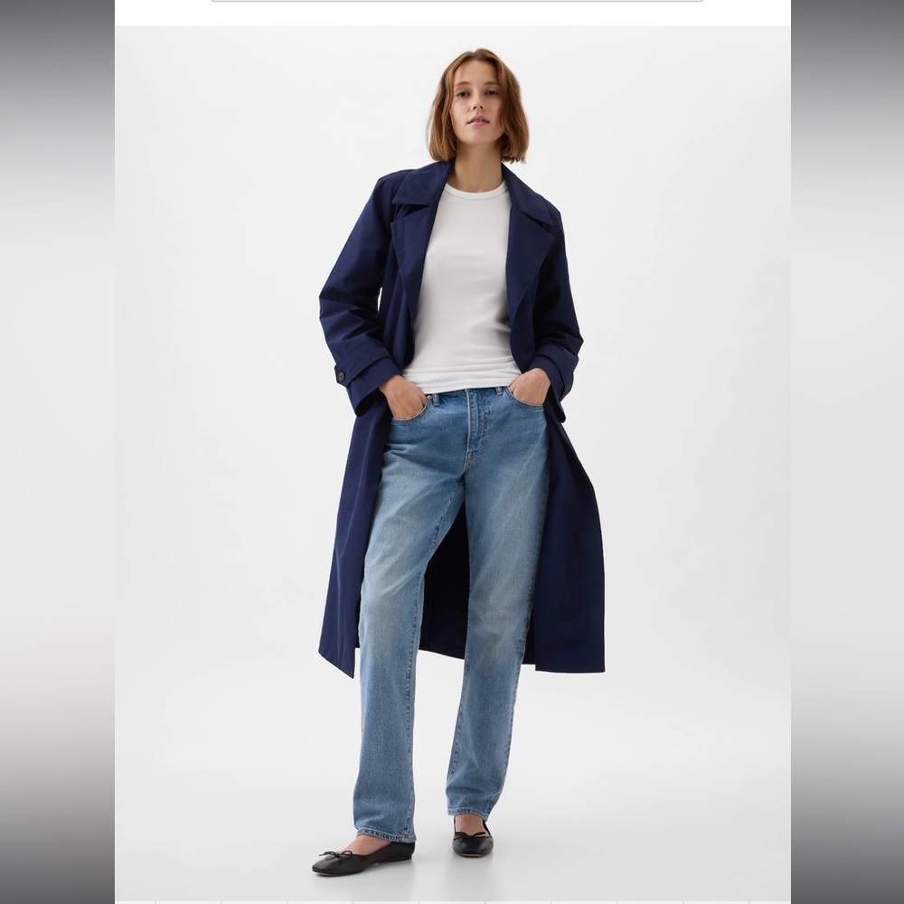 GAP Navy Trench Coat XXLtall